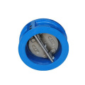High Quality DI DN150 Rubber Non Return Wafer Type Dual Plate Check Valve